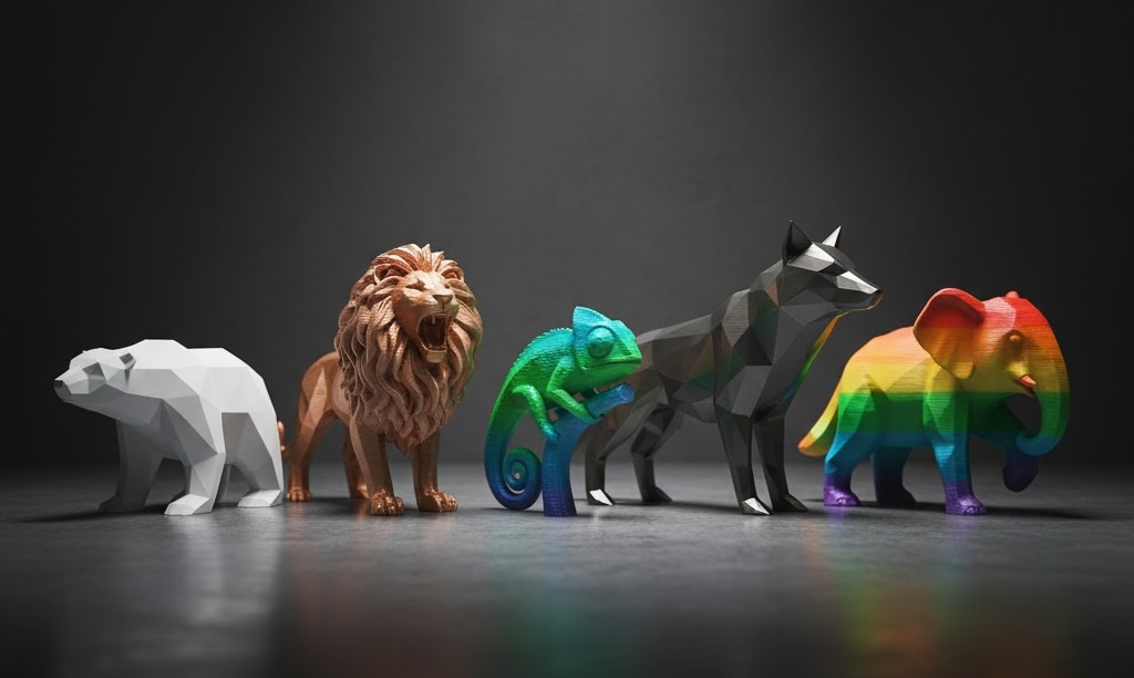 Animals STL bundle preview