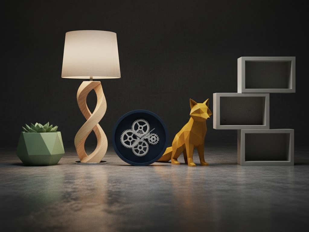 Home decor STL bundle preview