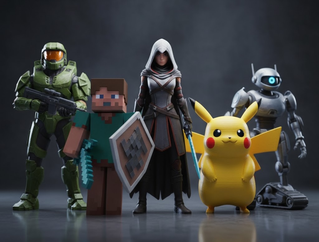 Gaming STL bundle preview