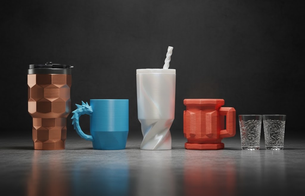 Mugs STL bundle preview