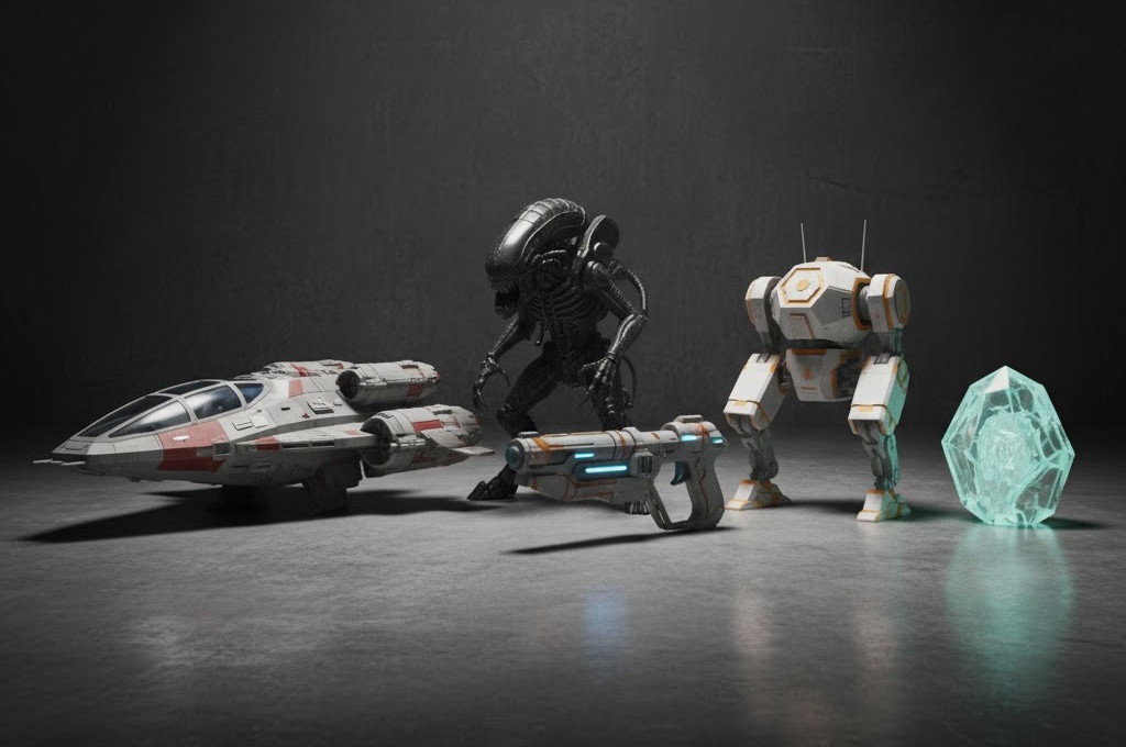 Sci-Fi STL bundle preview